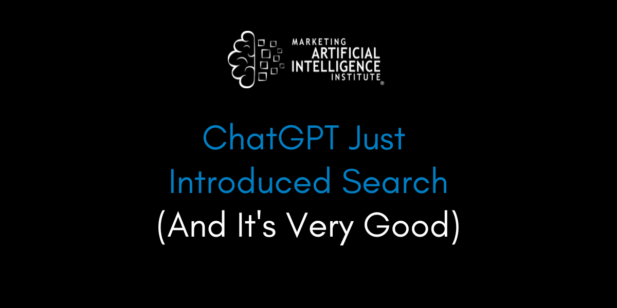 ChatGPT Just Introduced Search (And It's Very Good)