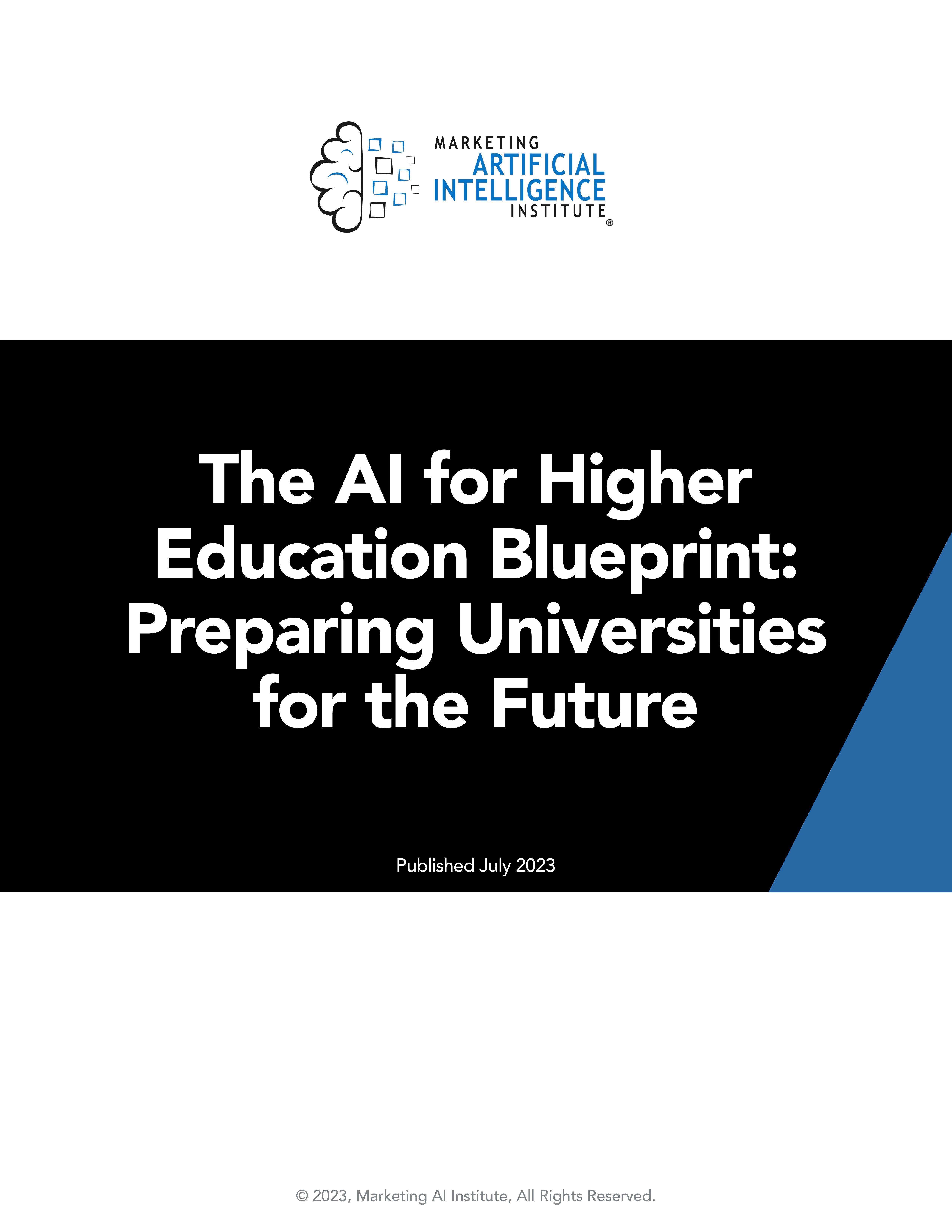 AI for Higher Education Blueprint